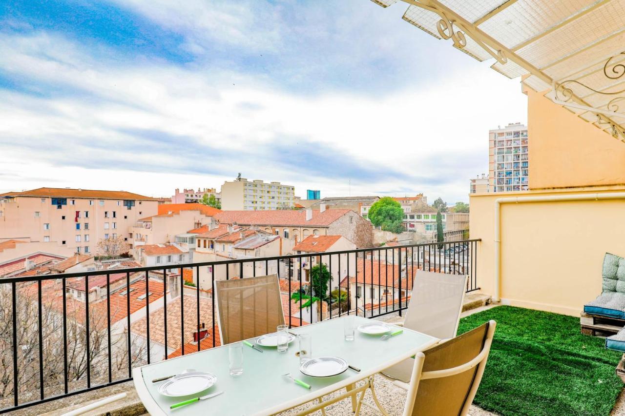 マルセイユTerrasse Proche Belle De Mai Et Gare Saint-Charlesアパートメント エクステリア 写真