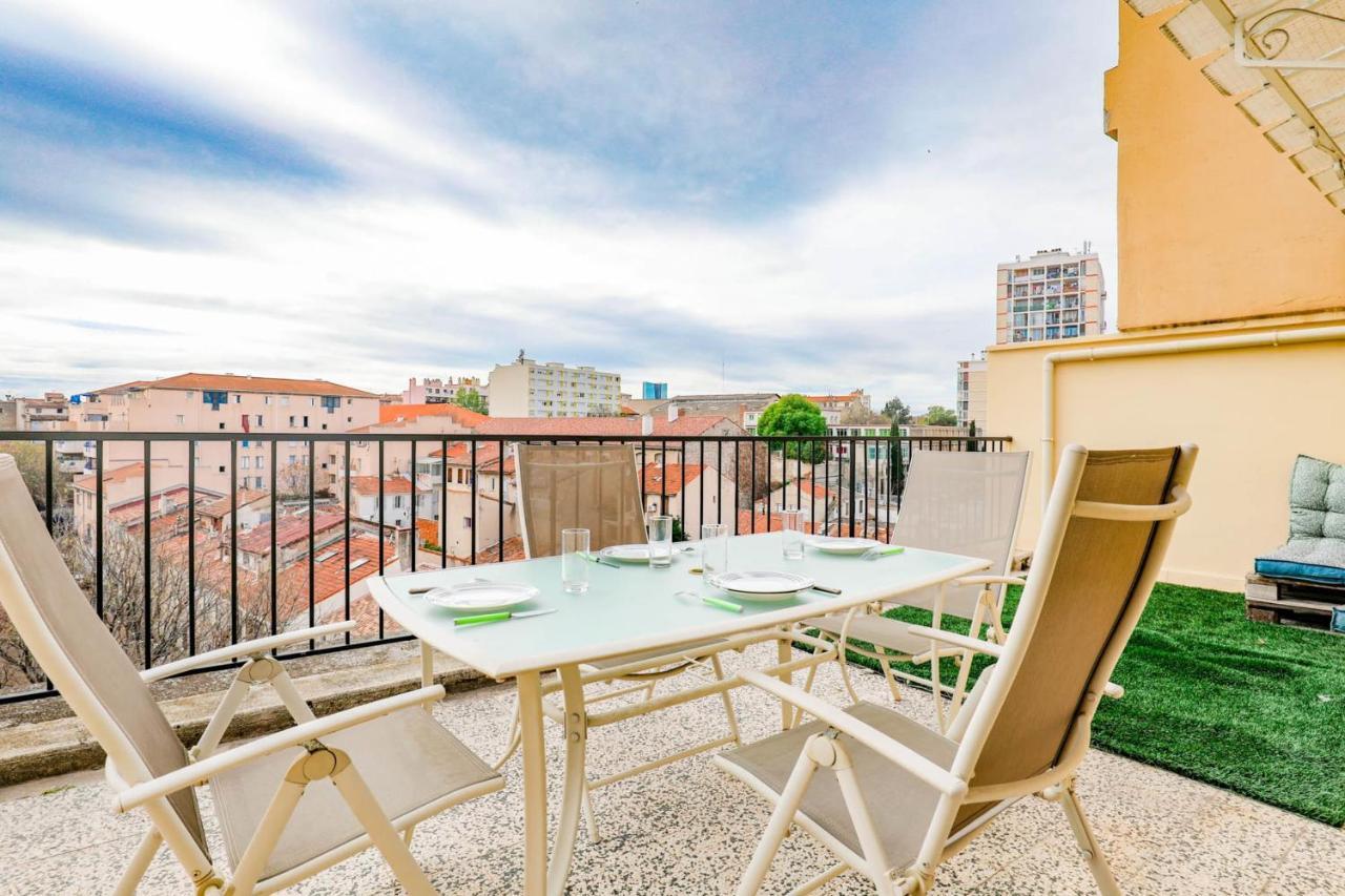 マルセイユTerrasse Proche Belle De Mai Et Gare Saint-Charlesアパートメント エクステリア 写真